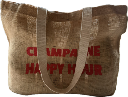 Champagne Happy Hour Tote Bag