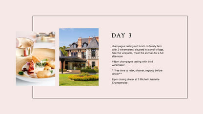 Champagne Trip November 24-27, 2027