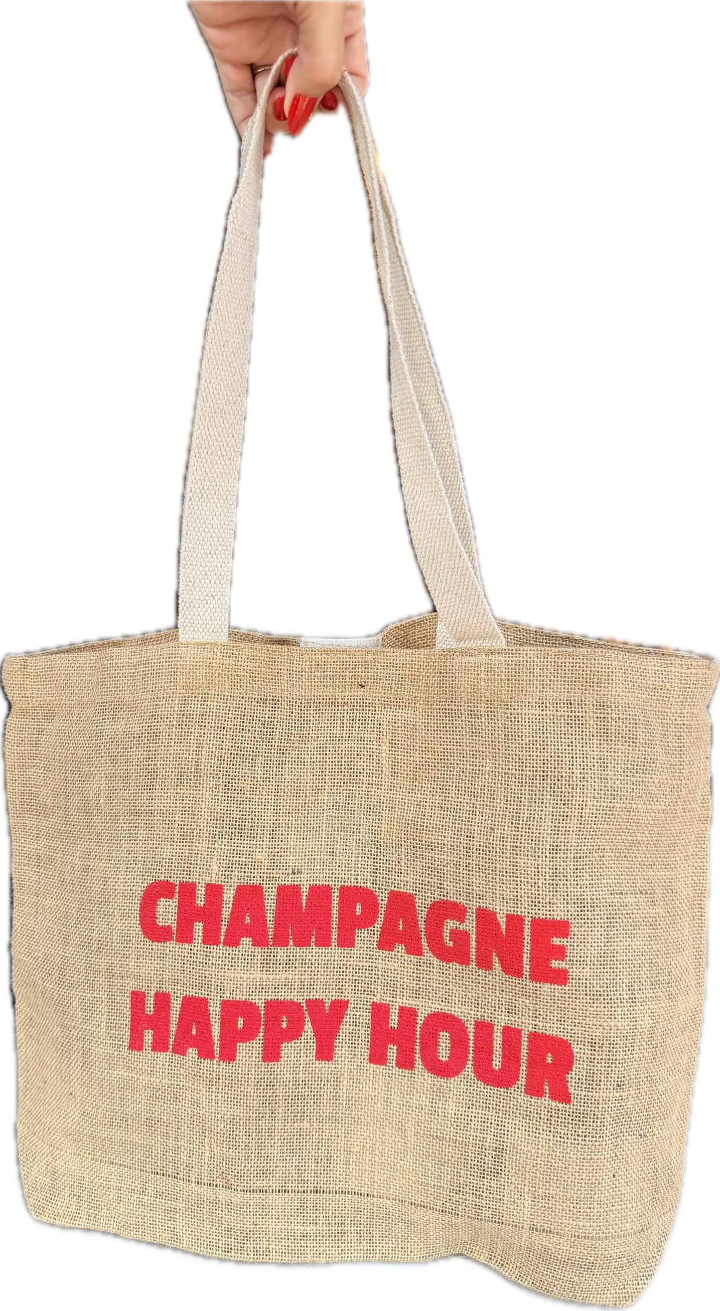 Champagne Happy Hour Tote Bag